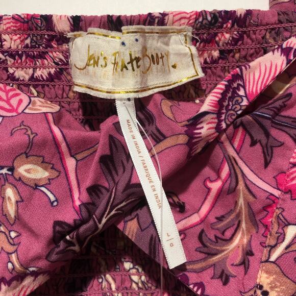 Free People Womens Jen’s Pirate Booty Baroque Highgrove Jumpsuit Size L NWT - Picture 7 of 12